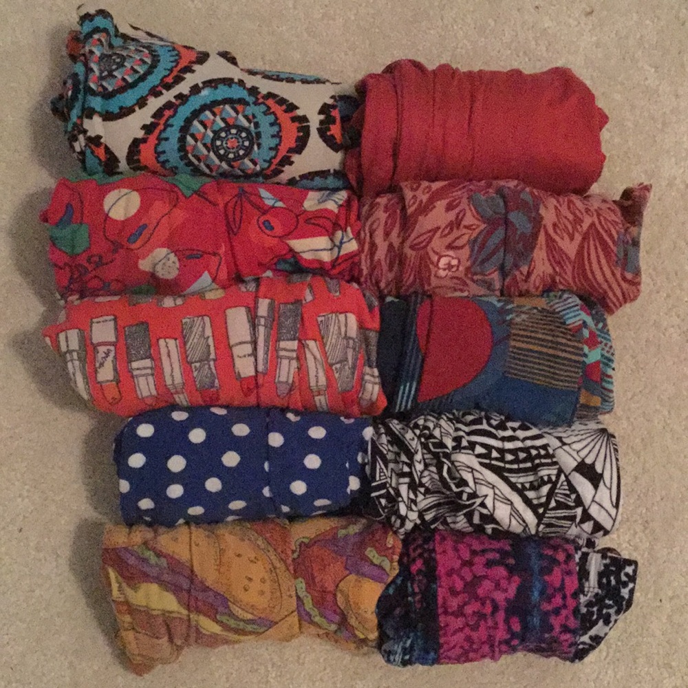 Pack of 8 LuLaRoe Leggings
